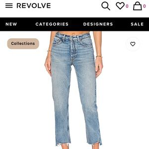 GRLFRND Helena  high rise straight leg